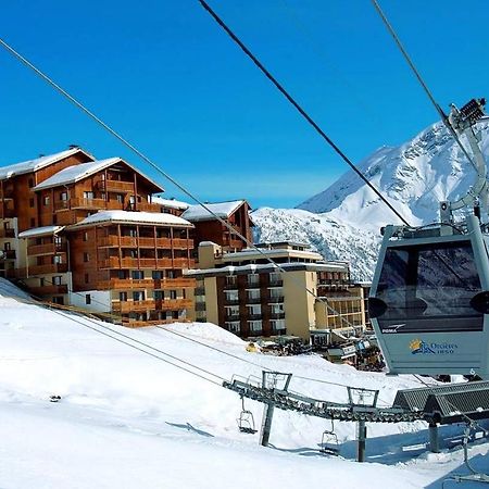 Appartement 6 places aux pieds des pistes avec piscine, wifi et parking privé PMR Orcières Esterno foto